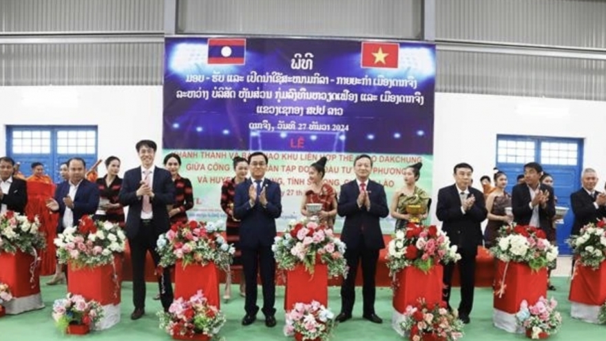 Vietnamese firm active in social welfare affairs in Laos